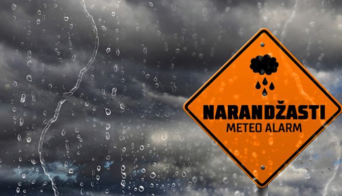 Narandžasti Meteoalarm