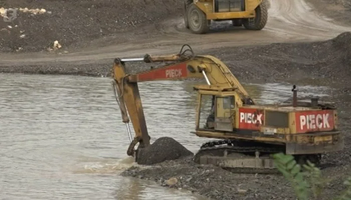 Eksploatacija šljunka Ilustracija Twitter