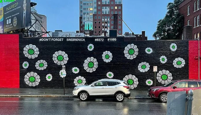 Mural Cvijet Srebrenice