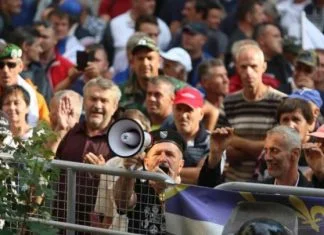 Ratni vojni invalidi traže od Vlade FBiH izmjene zakona kojima bi se povećala osnovica za invalidnine Protest RVI