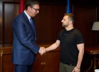 Zelenski o sastanku sa Vučićem: Iskren razgovor o nepovredivosti granica Vučić I Zelenski