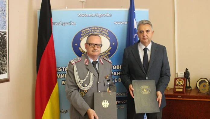 Zoran Sajinović I Franz Josef Nolte BiH Njemaćka pomoć