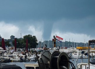 Nevrijeme Rovinj Hrvatska Pijavica
