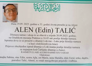 Alen Talić Smrtovnica