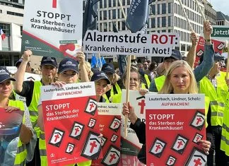 Bolnicama u Njemačkoj prijeti bankrot, zdravstveni radnici na protestima Njemacka Zdravstveni Radnici Protest AA
