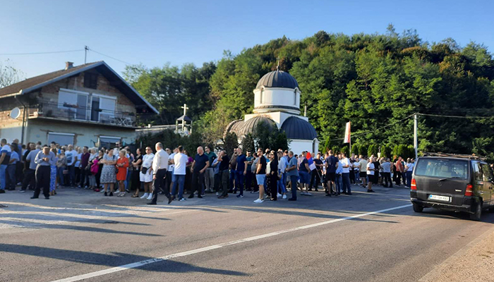 Okupljanje Pred Protest RS