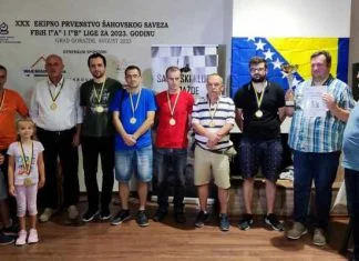 Dva šahovska kluba iz Zenice učestvovala na XXX ekipnom prvenstvu Šahovskog saveza FBiH (FOTO) Šahovski Turnir
