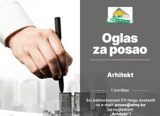 Prilika za posao: Almy traži arhitektu Almy Arhitekt