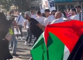 Žestoki sukob pristaša Izraela i Palestine u Washingtonu, policija ih morala razdvajati Demonstracije U SAD U