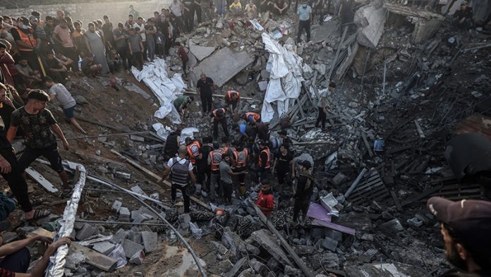 Gaza Bombardovanje Napad (1)