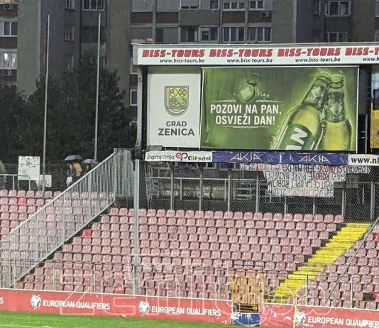 Navijačka Tribina FK Sloboda Na Bilinom Polju