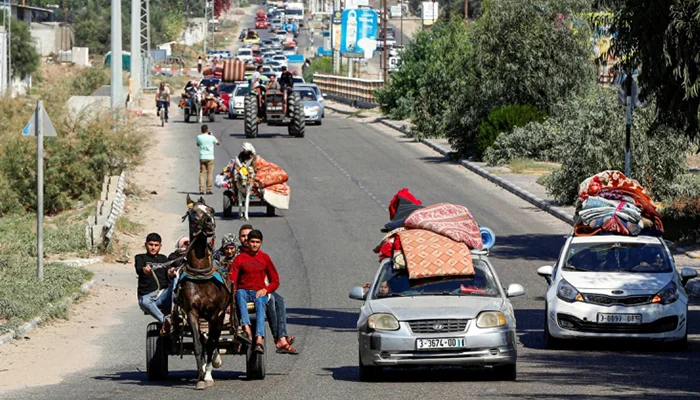 Palestinci Kreću U Južna Područja Pojasa Gaze