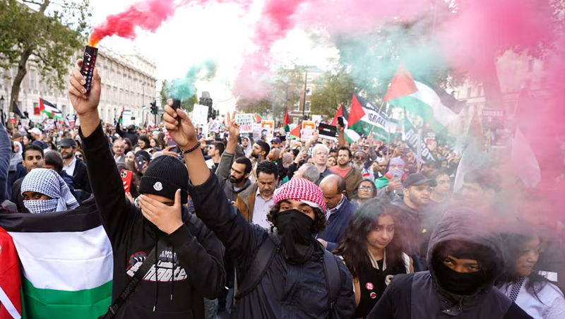 Skup Podrske Palestini U Londonu PA