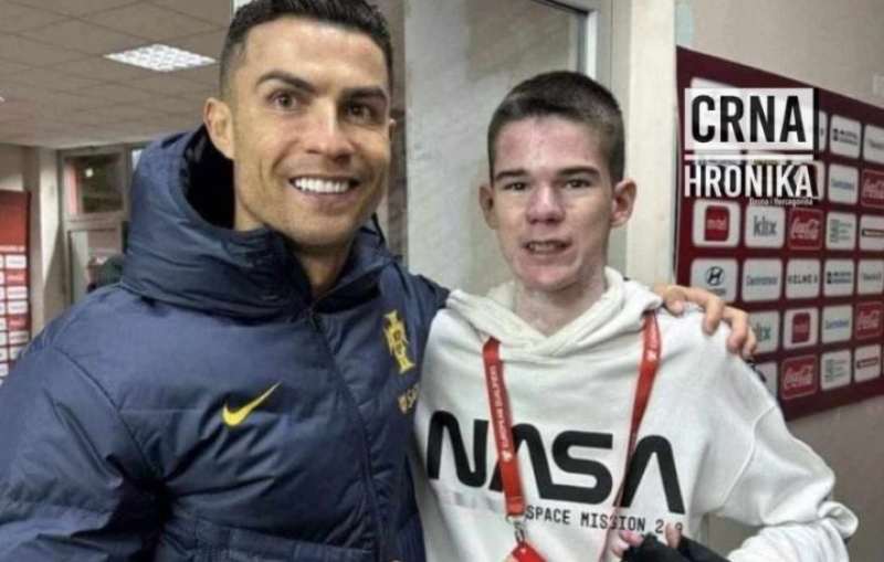 Slavni Cristiano Ronaldo Usrećio Bolesnog Dječaka Iz Mostara