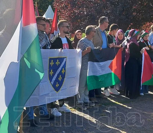 Zeničani Pružili Podršku Palestinskom Narodu Foto