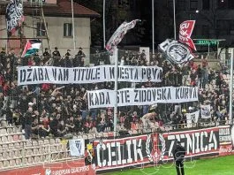 NK Celik Jug Transparent Na Utakmici Protiv Zrinjskog