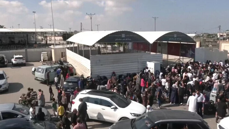 Rafah Granica Evakuacija Stanovnika
