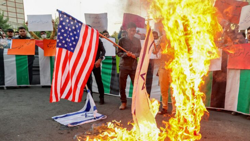 U Iranu Pale Zastave SAD A I Izraela