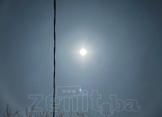 U Zenici Se Jasno Vidio Halo Oko Mjeseca