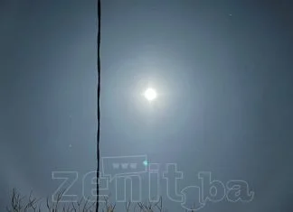 U Zenici Se Jasno Vidio Halo Oko Mjeseca