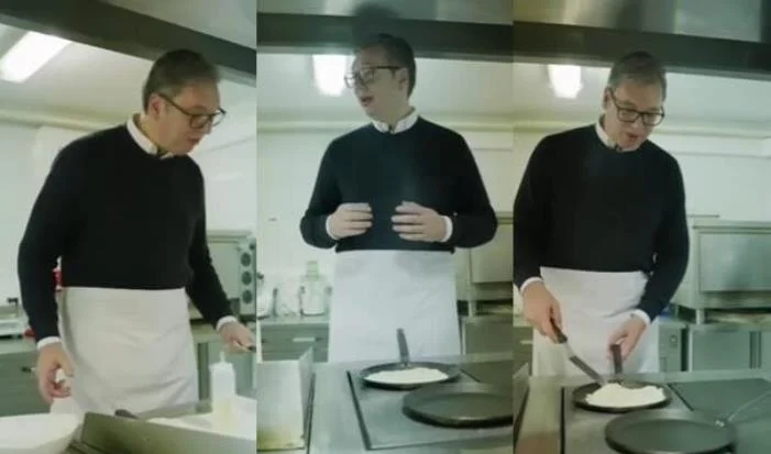 Vučić Pravi Palačinke