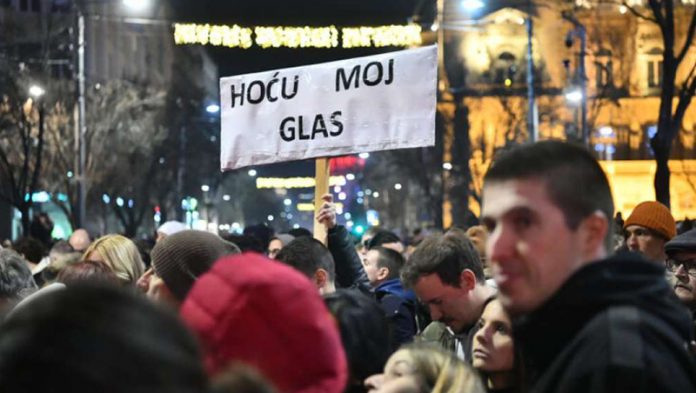 Beograd Protest Zbog Izbora