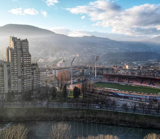 Grad Zenica Iz Zraka