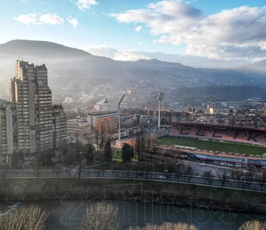 Grad Zenica Iz Zraka