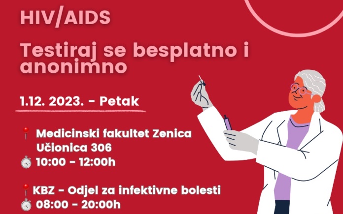 Danas je Svjetski dan borbe protiv HIV/AIDS-a