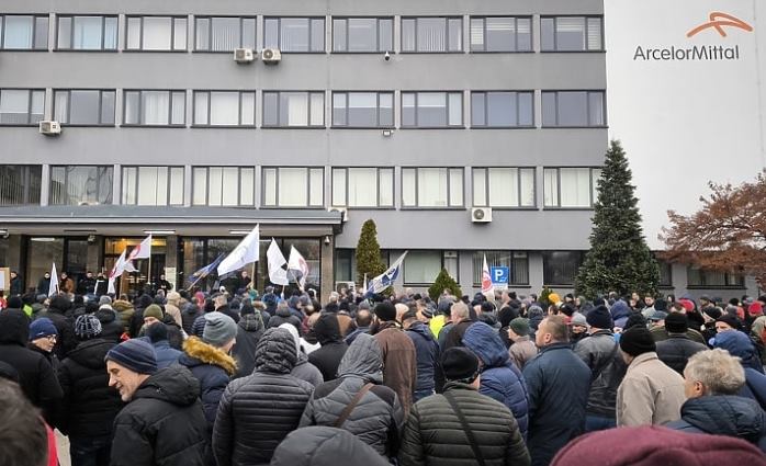 Protest Sindikata AMZ Zenica