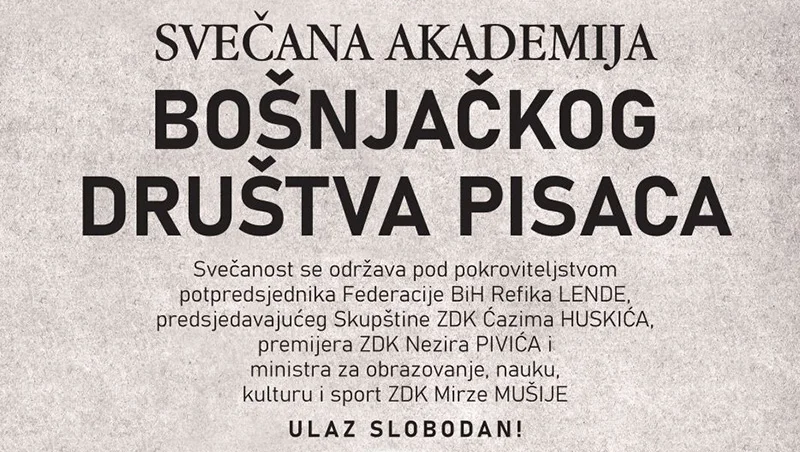 Svečana Akademija Pisaca Zenica BNP