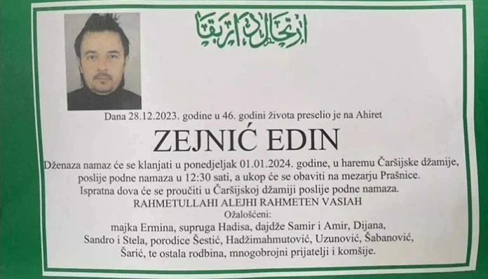 Zejnić Edin Smtovnica