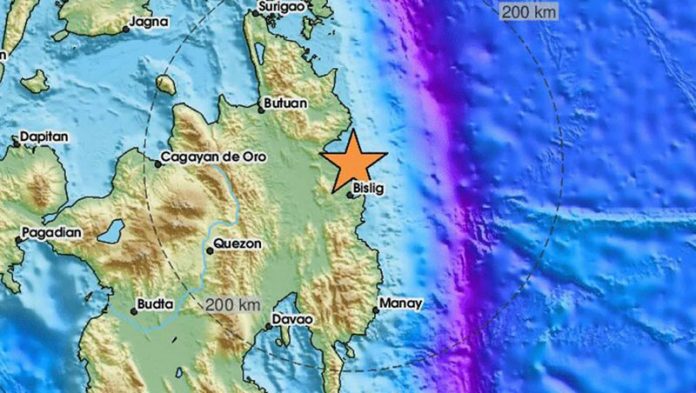 Zemljotres Mapa Filipini