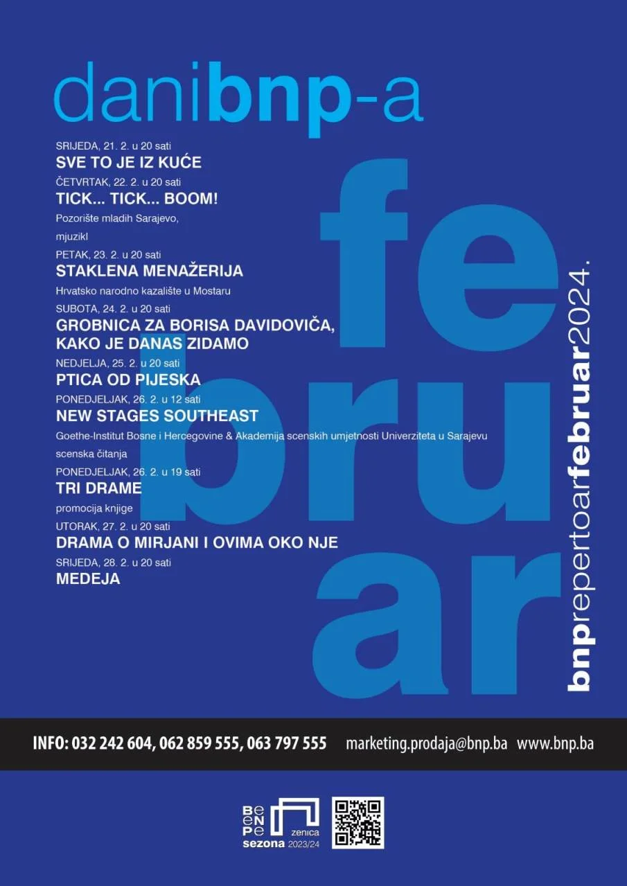 BNP Repertoar Za Februar 2