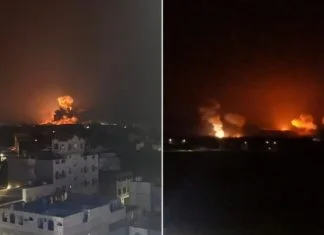 SAD i Velika Britanija napale Jemen (VIDEO) Jemen, Bombardovanje