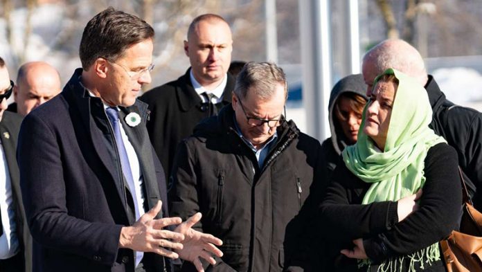 Mark Rutte U Srebrenici