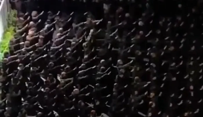 Snimka koja je zabrinula Italiju: “Rim, 7. januara 2024. Čini se kao 1924.” (VIDEO)