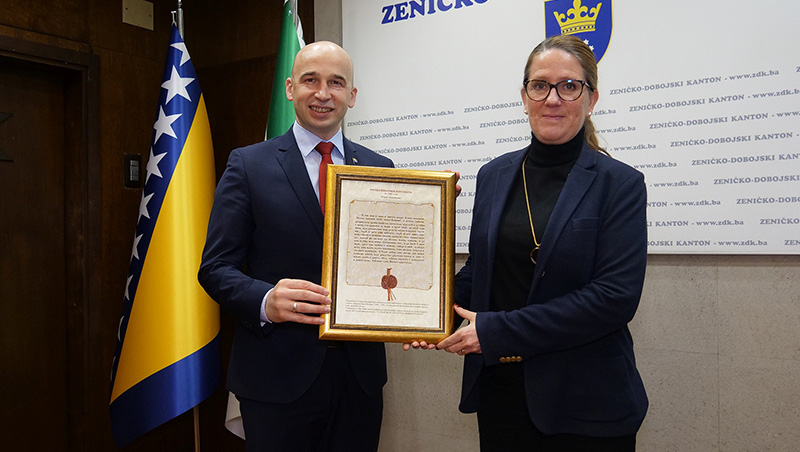 Ambasadorica Lagerlof Posjetila ZDK Foto