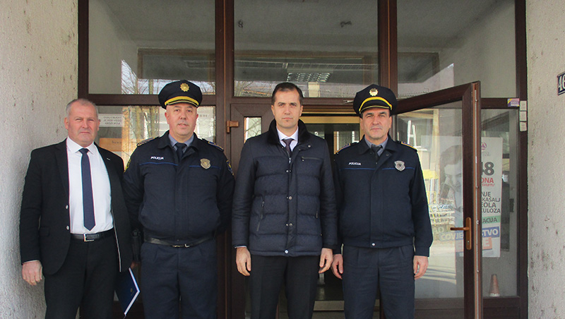 Ministar Unutrašnjih Poslova ZDK I Policijski Komesar Posjetili Policijsku Stanicu Nemila Foto