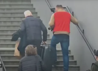 Savo Milošević šepajući izašao iz aviona i napustio beogradski aerodrom (VIDEO) Savo Milošević