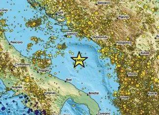 Snažan zemljotres zaljuljao Jadransko more Zemljotres