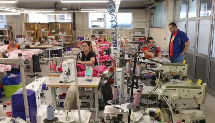 Radnici, Proizvodnja, Tekstil