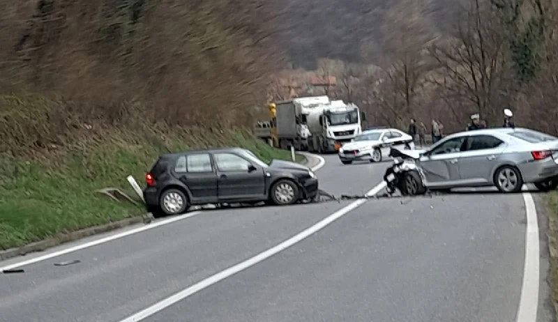 Sudar kod Vranduka, jedna osoba prevezena u KBZE Saobraćajna Kod Vranduka