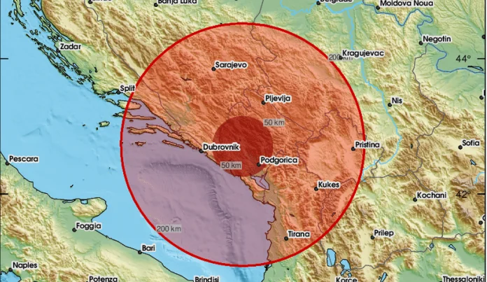 Snažniji zemljotres rano jutros zatresao BiH, osjetio se i u Hrvatskoj Zemljotres