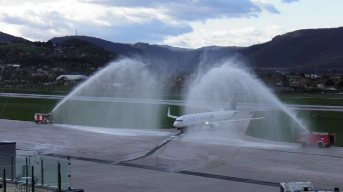 Avion Ryanaira U Sarajevu