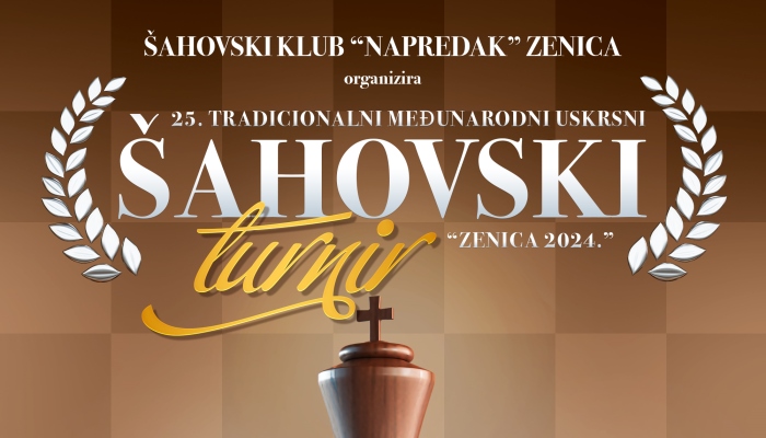 “Napredak” Zenica organizator 25. Međunarodnog uskrsnog šahovskog turnira