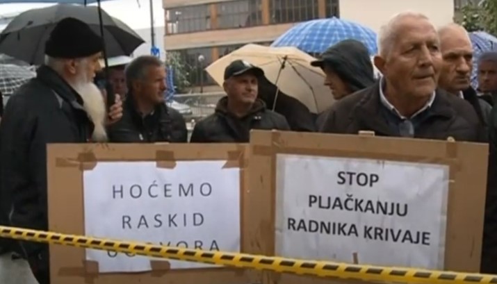 Protest Radnika Krivaje