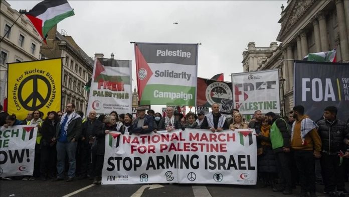 Protestni Skup Za Palestinu