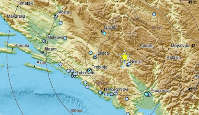 Zemljotres U Crnoj Gori