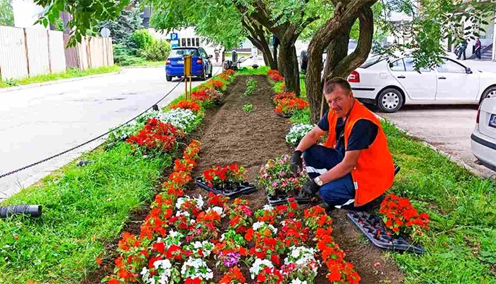 Preduzeće Alba počelo sa uljepšavanjem Grada Zenica (FOTO)